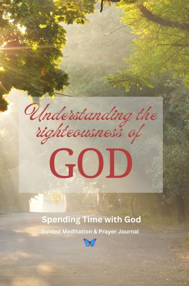 Cover of a book titled "Understanding the Righteousness of God" with a nature background.